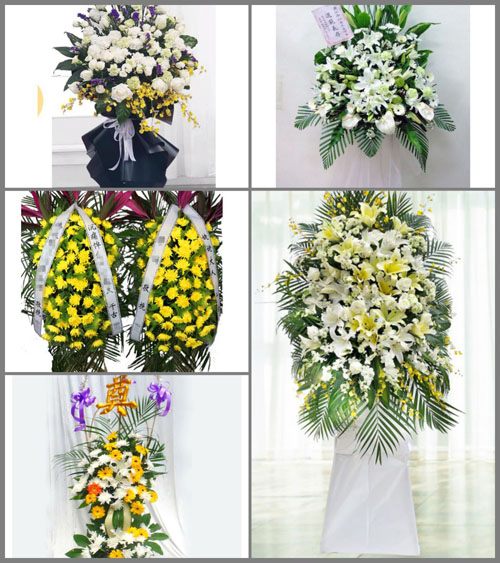 河北承德丰宁满族自治县大滩镇白事花篮预定